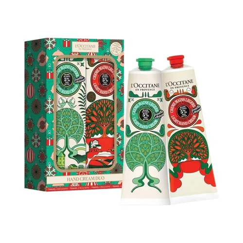 L'Occitane Full hộp Kem dưỡng da tay - Set Dưỡng Da Tay L’Occitane Holiday 2023 Hand Cream Duo 150ml x 2 - Vua Hàng Hiệu