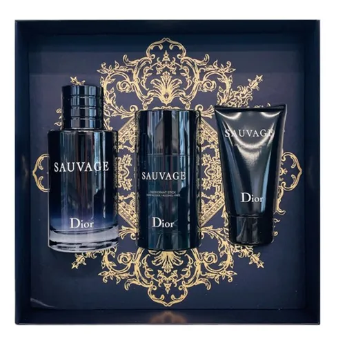 Set Nước Hoa Christian Dior Sauvage EDT 100ml 3pc Gift 3 Món