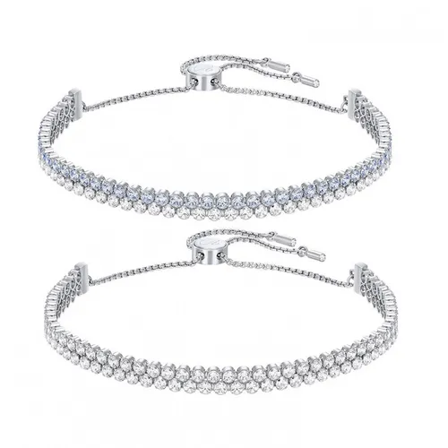 Set Vòng Đeo Tay Nữ Swarovski Subtle Bracelet Set 5253055 Màu Bạc