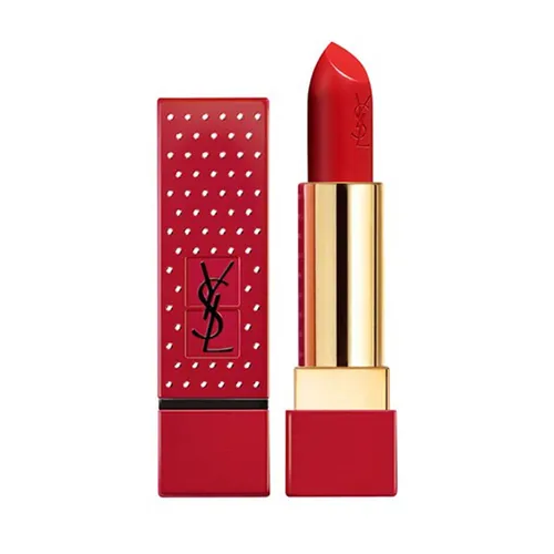 Son Yves Saint Laurent YSL 01 Le Rouge Stud Edition Collector Rouge Pur Couture Quyến Rũ Màu Đỏ Tươi