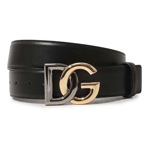 Thắt lưng Dolce & Gabbana - Thắt Lưng Nam Dolce & Gabbana D&G Belt BC4772 AG2518Z810 Màu Đen Size 90 - Vua Hàng Hiệu