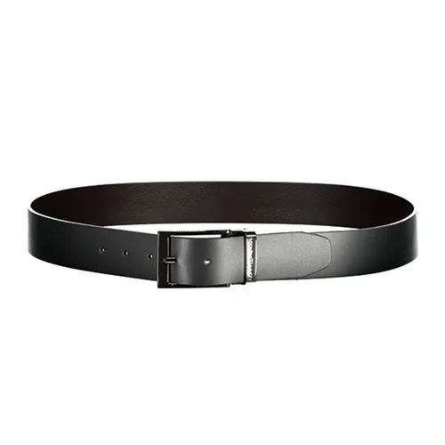 Thắt lưng Tommy Hilfiger - Thắt Lưng Nam Tommy Hilfiger Leather Belt Hai Mặt AM0AM07983_MARRONE_0GN Màu Nâu Đen Size 115 - Vua Hàng Hiệu