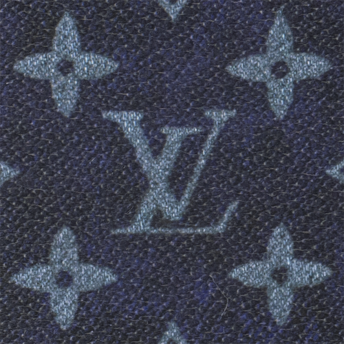 Túi Cầm Tay Nam Louis Vuitton LV M82825 Pochette Voyage Bag Màu Xanh Họa Tiết-4