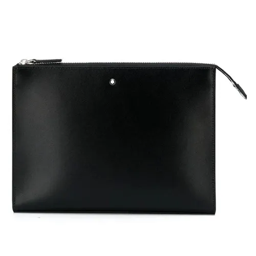 Túi Cầm Tay Nam Montblanc Clutch Pochette Màu Đen