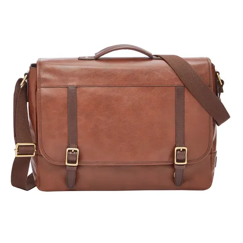 Túi Đeo Chéo Nam Fossil Evan Messenger Bag SBG1161200 Màu Nâu