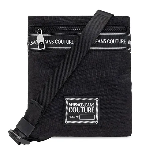 Túi xách - Túi Đeo Chéo Nam Versace Jeans Couture Logo-patch Zip-up Messenger Bag Màu Đen - Vua Hàng Hiệu