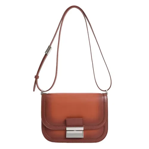 Túi Đeo Chéo Nữ Charles & Keith CNK Charlot Bag - Brick 80781400 Màu Cam Gạch