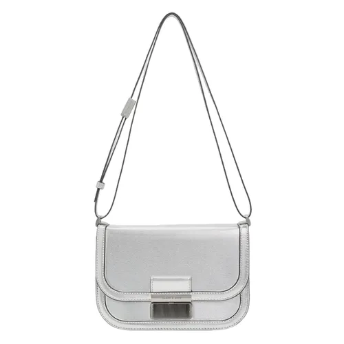 Túi Đeo Chéo Nữ Charles & Keith CNK Charlot Bag - Silver 80781400 Màu Bạc