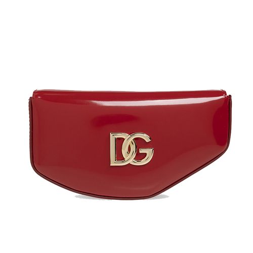 Túi Đeo Chéo Nữ Dolce & Gabbana D&G Red Shoulder Bag In Polished Leather Màu Đỏ