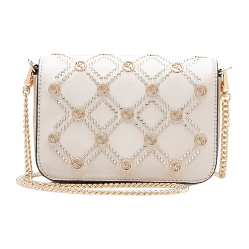 Túi Đeo Chéo Nữ Lyn Glitzy S Shoulder Bags LL23WBF093 Gold Màu Vàng Trắng