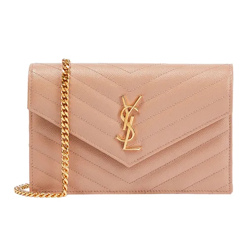 Túi xách - Túi Đeo Chéo Nữ Yves Saint Laurent YSL Woc 19 Vintage Peach Màu Cam Đào - Vua Hàng Hiệu