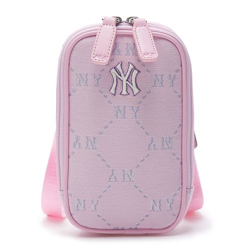 Túi Đeo Chéo Trẻ Em MLB Dia Monogram Mini Crossbag New York Yankees 7ACRMD94N-50PKL Màu Hồng
