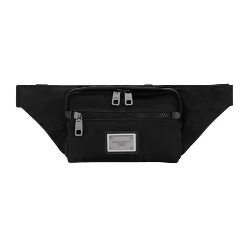 Túi xách Dolce & Gabbana - Túi Đeo Hông Nam Dolce & Gabbana D&G Belt Bags In Black AG184 8B956 Màu Đen - Vua Hàng Hiệu