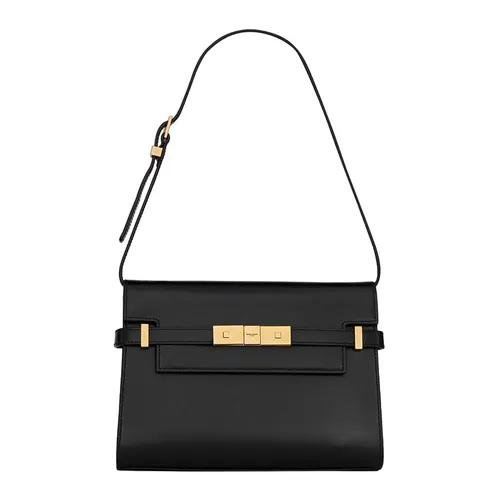Túi Đeo Vai Nữ Yves Saint Laurent YSL Manhattan Small Shoulder Bag In Box 6756260SX0W1000 Màu Đen