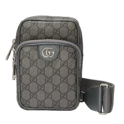 Túi Đeo Vai Unisex Gucci Ophidia GG Mini Bag 752565UULHK8576 Màu Xám Đen - Túi xách - Vua Hàng Hiệu