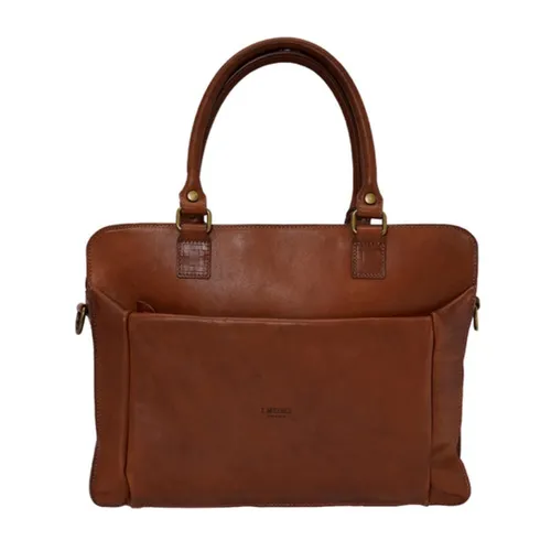 Túi xách Medici Of Florence - Túi Laptop Medici Of Florence 124 M - Brown Màu Nâu Đậm - Vua Hàng Hiệu