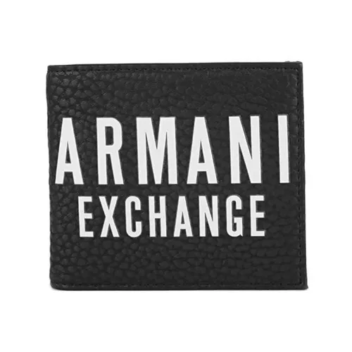 Ví Nam Armani Exchange Bi-Fold Wallet 958097 Màu Đen