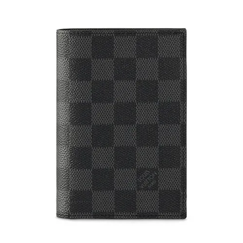 Túi xách Louis Vuitton Nam Ví - Ví Nam Louis Vuitton LV Passport Cover N64411 Màu Xám/Đen - Vua Hàng Hiệu