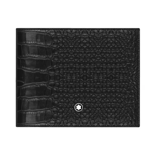 Túi xách Montblanc Nam Ví - Ví Nam Montblanc Wallet MB Màu Đen - Vua Hàng Hiệu
