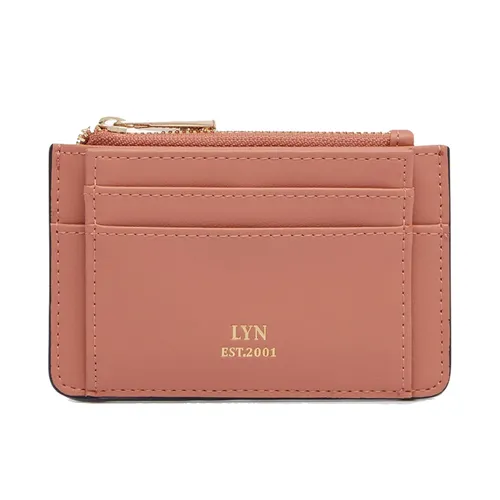 Ví Nữ Lyn Gambridge Card Pocket Wallets LL23FWF092 Orange Màu Cam Đất