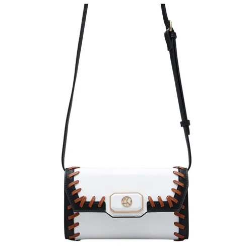 Ví Nữ Lyn Yoanna Wallets On Chain LL23FWF102 White Màu Trắng Đen