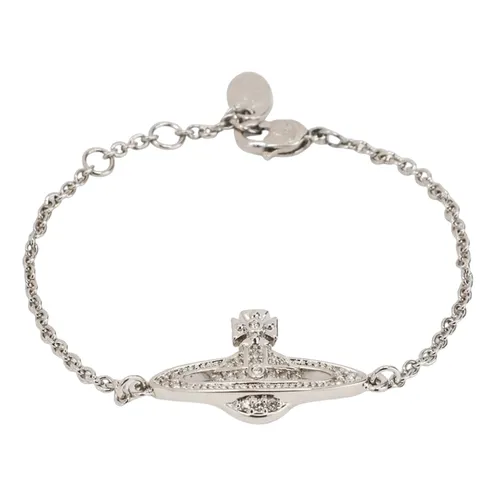 Trang sức - Vòng Đeo Tay Nữ Vivienne Westwood Silver Plated Mini Bas Relief Chain 6102005102P116CN Màu Bạc - Vua Hàng Hiệu