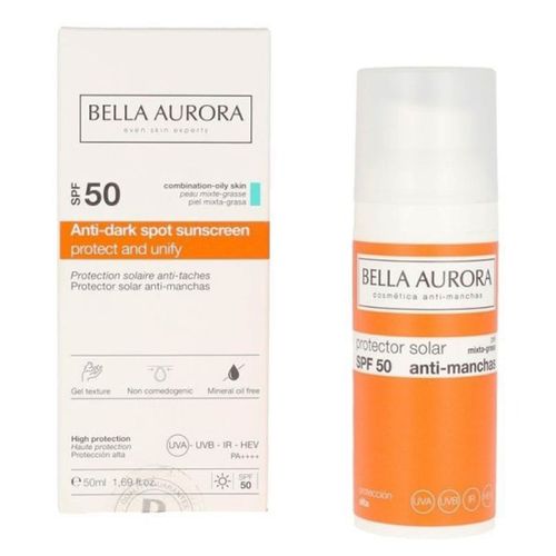 Kem Ch.ống Nắng Ngừa Nám Bella Aurora Anti-Dark Spot Sunscreen Protects And Unify SPF50 50ml