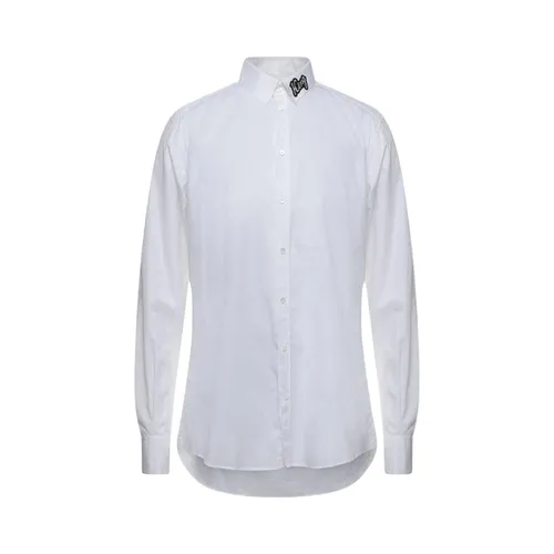 Áo Sơ Mi Nam Dolce & Gabbana G5EJ1ZFU5K9 Màu Trắng Size 39