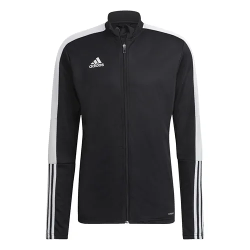 Áo Khoác Nam Adidas Men's Soccer Jersey Top, Tiro Essentials Jacket QD684 Màu Đen Size S