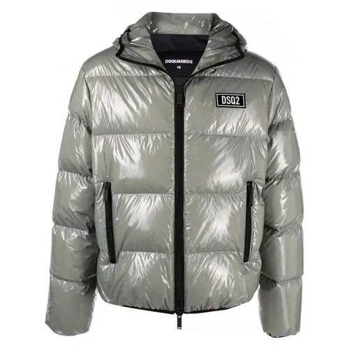DSquared2 Xám - Áo Khoác Nam Dsquared2 Down Jacket Regular Fit S74AM1322 Màu Xám Size 46 - Vua Hàng Hiệu