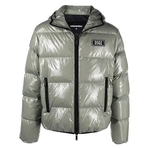 Thời trang - Áo Khoác Nam Dsquared2 Pale Green Padded Jacket Màu Xanh - Vua Hàng Hiệu