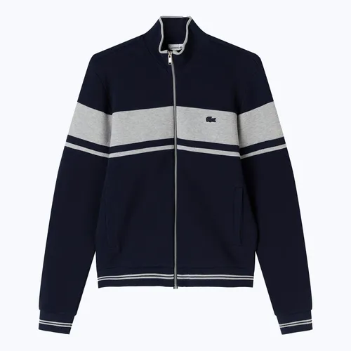 Áo Khoác Nam Lacoste Men's Sweatshirt SH2322.22L Màu Xanh Xám
