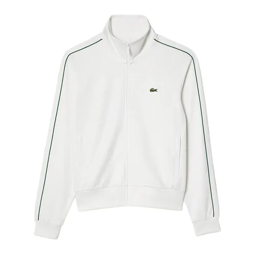 Áo Khoác Nam Lacoste Paris Piqué Track Jacket SH1457 - 70V Màu Trắng Size 4