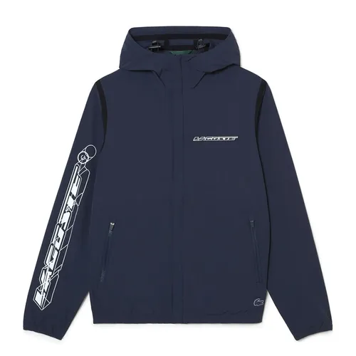 Áo Khoác Nam Lacoste Recycled Polyamide Short Track Jacket BH5437 Màu Xanh Navy Size 52