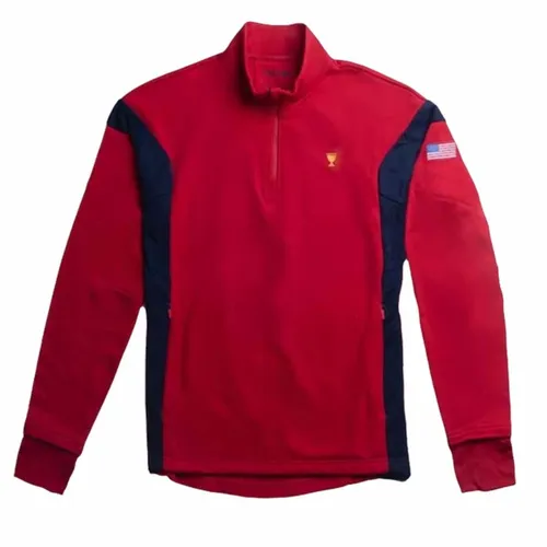Áo Khoác Nam Lacoste Sport Half Zip Sweatshirt In Red SH3964 - T61 Màu Đỏ Size 4 - Thời trang - Vua Hàng Hiệu