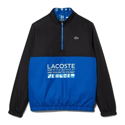 Áo Khoác Nam Lacoste Sport Reversible Water-Repellent Tennis Jacket BH9245 SBM Màu Xanh Đen (Mặc Hai Mặt) - Thời trang - Vua Hàng Hiệu