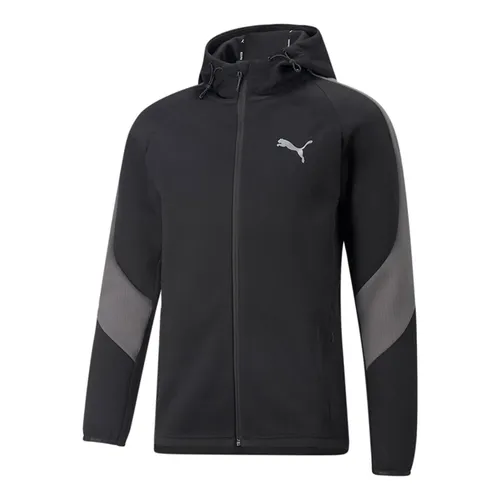 Thời trang Puma Áo khoác - Áo Khoác Nam Puma Evostripe Hooded Jacket 672386 Màu Đen Size S - Vua Hàng Hiệu