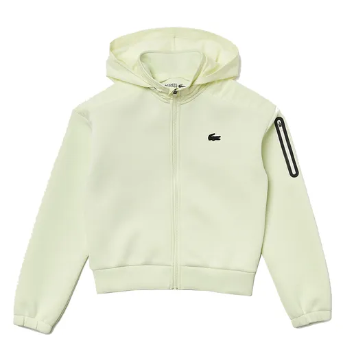 Áo Khoác Nỉ Nữ Lacoste Women's SPORT Loose Fit Zip Sweatshirt SF9328.6GD Màu Trắng - Thời trang - Vua Hàng Hiệu