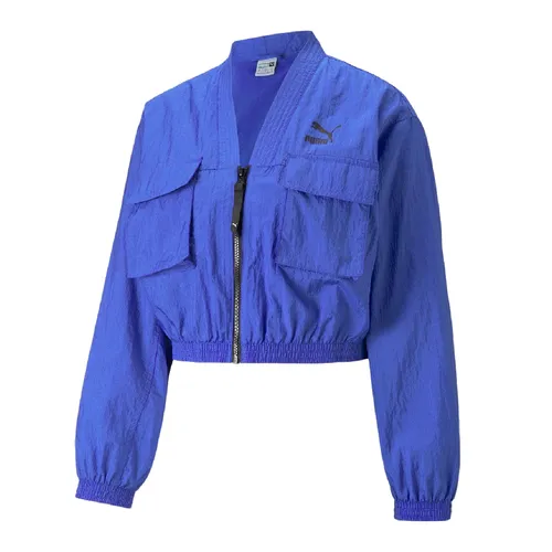 Thời trang Puma Áo khoác - Áo Khoác Nữ Puma Dare To Woven 53834092 Màu Xanh Dương - Vua Hàng Hiệu
