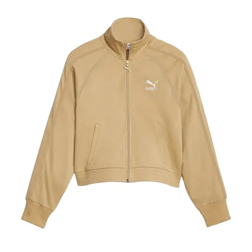 Thời trang Puma Áo khoác - Áo Khoác Nữ Puma T7 621464-84 Màu Be - Vua Hàng Hiệu