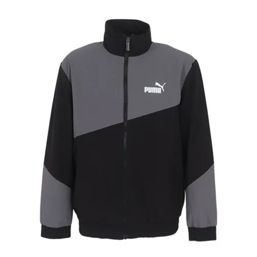 Áo Khoác Puma Track Jacket 847511 01 BLK Màu Đen Xám Size S - Thời trang - Vua Hàng Hiệu
