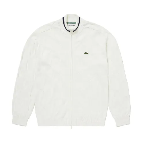 Áo Len Nam Lacoste Zip Up AH149 - 70V Màu Trắng Size 2 - Thời trang - Vua Hàng Hiệu