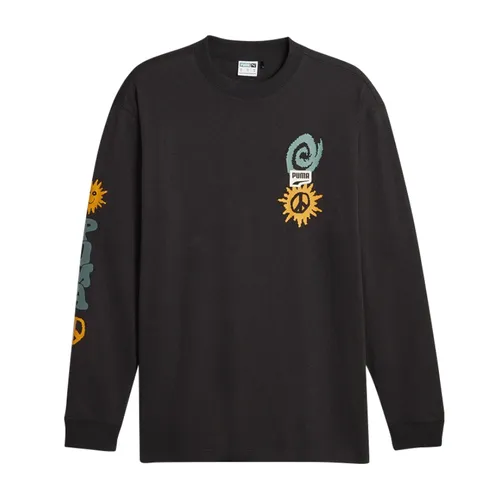 Áo Nỉ Nam Puma Downtown Sweater 62127101 Màu Đen - Thời trang - Vua Hàng Hiệu