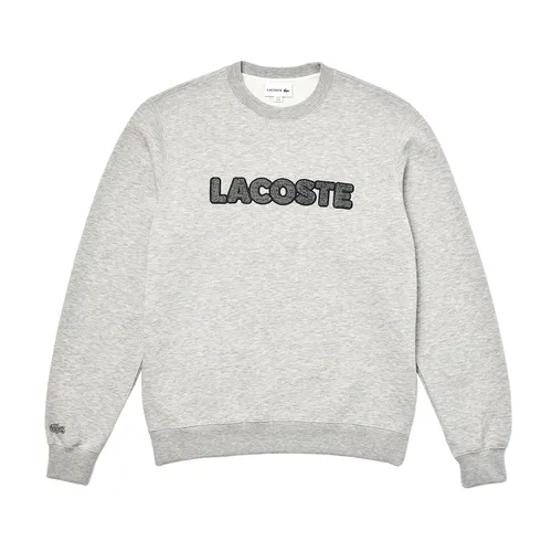 Áo Nỉ Sweater Nam Lacoste Crew Neck Flecked Fleece Màu Xám - Thời trang - Vua Hàng Hiệu