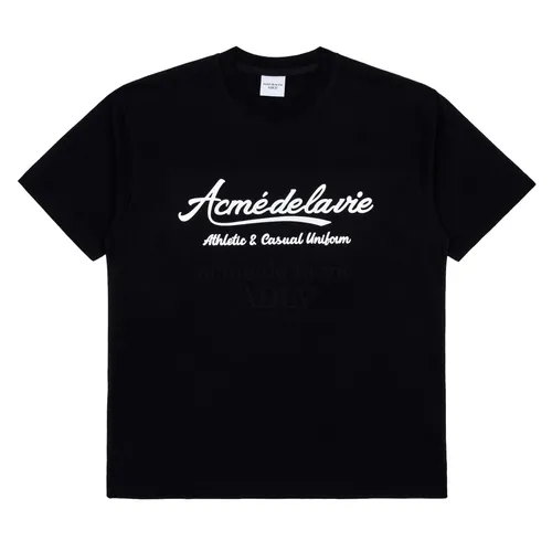 Áo Phông Acmé De La Vie ADLV Gel Printing Logo Short Sleeve T-Shirt Màu Đen