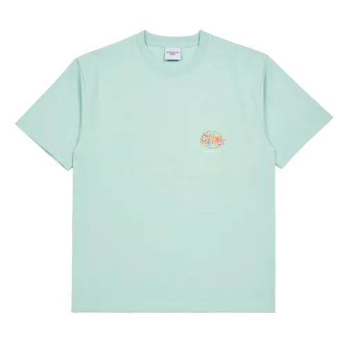 Acmé De La Vie Unisex Xanh mint - Áo Phông Acmé De La Vie ADLV Gradation Crayon Logo Short Sleeve T-Shirt Màu Xanh Mint - Vua Hàng Hiệu