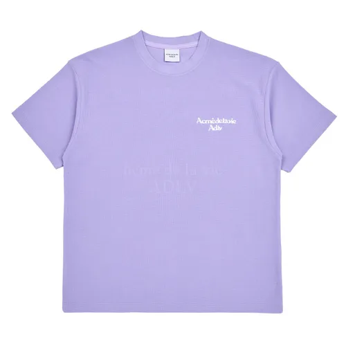 Áo Phông Acmé De La Vie ADLV Rounding Logo Waffle Short Sleeve T-Shirt Màu Tím - Thời trang - Vua Hàng Hiệu