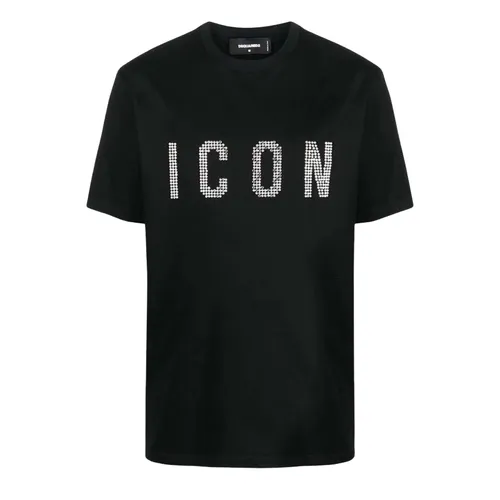 Áo Phông Nam Dsquared2 S79GC0074S23009 Màu Đen Size S