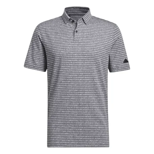 Thời trang Áo Polo Vải cao cấp Đức - Áo Polo Nam Adidas Golf Kẻ Sọc Go-To Shirt IB6055 Màu Xám Size M - Vua Hàng Hiệu