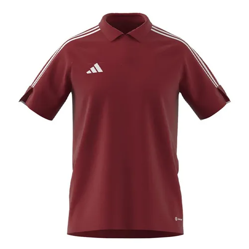 Áo Polo Nam Adidas Tiro TIRO23 L Soccer Wear Futsal Wear Tops Tshirt Short Sleeve HS7228 Màu Đỏ Đô Size S